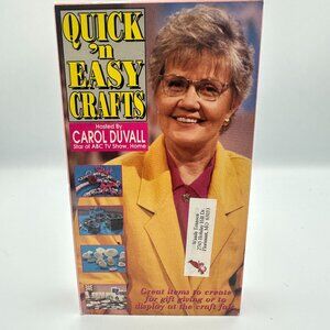 Quick N Easy Crafts VHS Hosted By Carol Duvall 1991